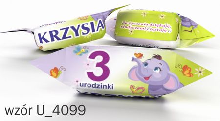 Projekt indywidualny etykiety na krówki
